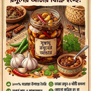রসুনের আচার ২৫০ গ্রাম